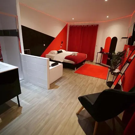 Romantica Balnéo - Olympe Suites&spa Lille, Croix, Roubaix Appartamento