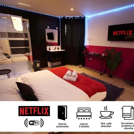 Romantica Balnéo - Olympe Suites&spa Lille, Croix, Roubaix * Croix